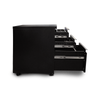 Zenox Mobile 3-Drawer Cabinet (Black)