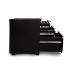 Zenox Mobile 3-Drawer Cabinet (Black)