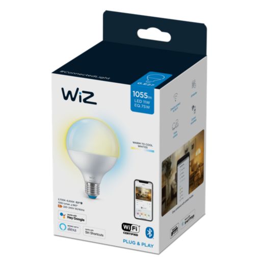 WiZ Tunable White Globe 11W G95 E27  Smart LED Bulb