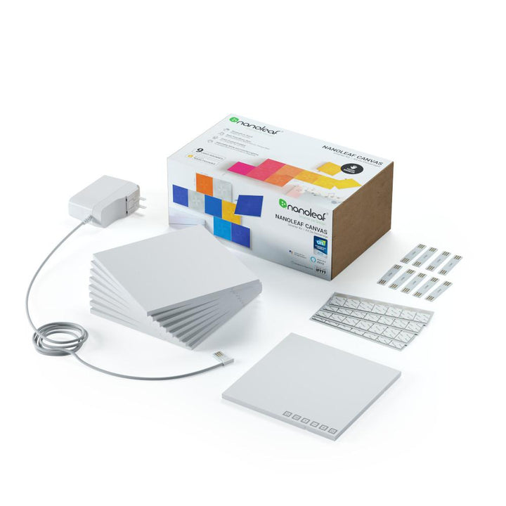 Nanoleaf - CANVAS Smarter Kit (9 Light Squares) - Zenox