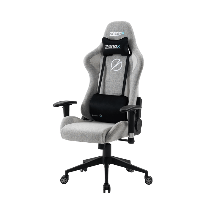 Mercury Mk-2 Gaming Chair (Fabric/Light Grey) Zenox