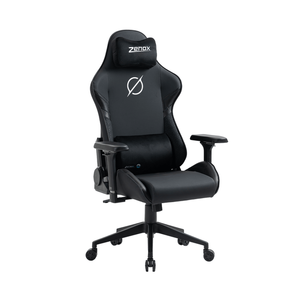 Zenox Saturn Mk-2 Gaming Chair (Leather/Carbon)
