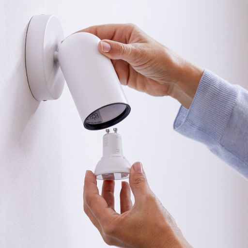 WiZ Full Color 4.7W GU10 Smart LED Bulb