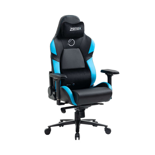 Jupiter Mk-2 Gaming Chair (Leather/Sky Blue) Zenox
