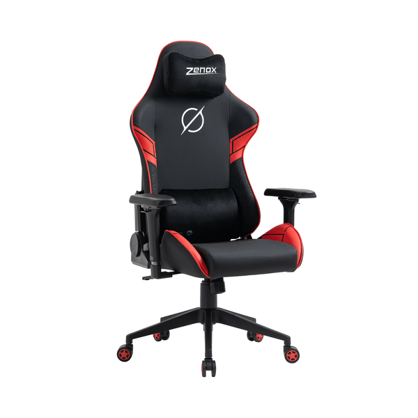 Zenox Saturn Mk-2 Gaming Chair (Leather/Red)