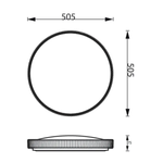 Philips CL507 SceneSwitch RD 36W 40-65-27K W HV 01 Ceiling Light