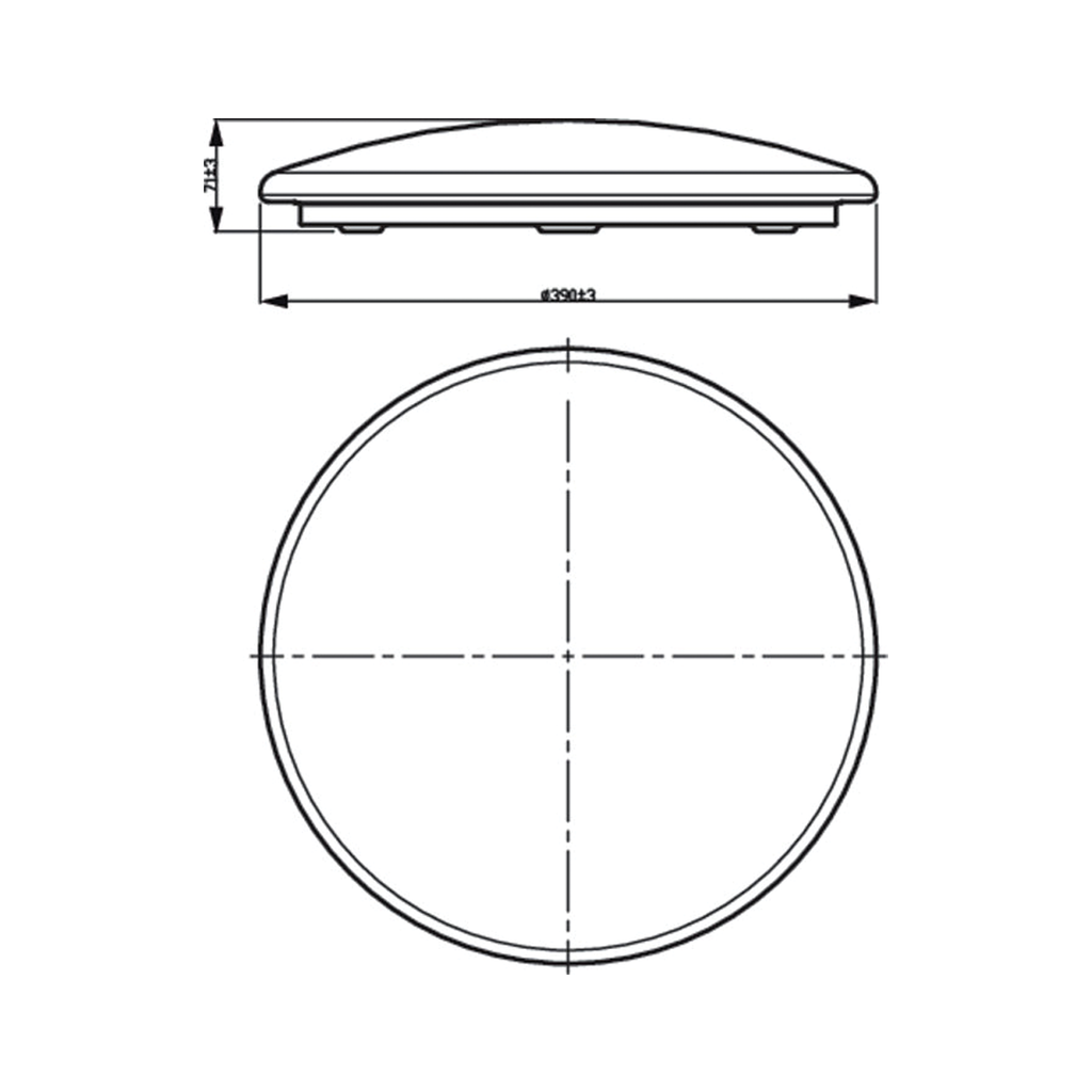 Philips CL200 EC RD 24W 40K W HV 03 Ceiling Light