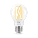 WiZ Tunable White 60W A60 E27 Wi-F Smart Dimmable LED Filament Bulb