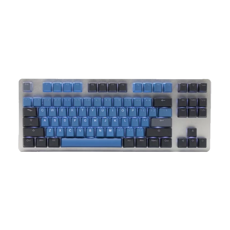 Tai-Hao - Deep Forest Blue - Doubleshot PBT/Backlit/104 +29 Add-On keys+8 ISO UK/141keys/Double Shot Keycap/2 Key Puller