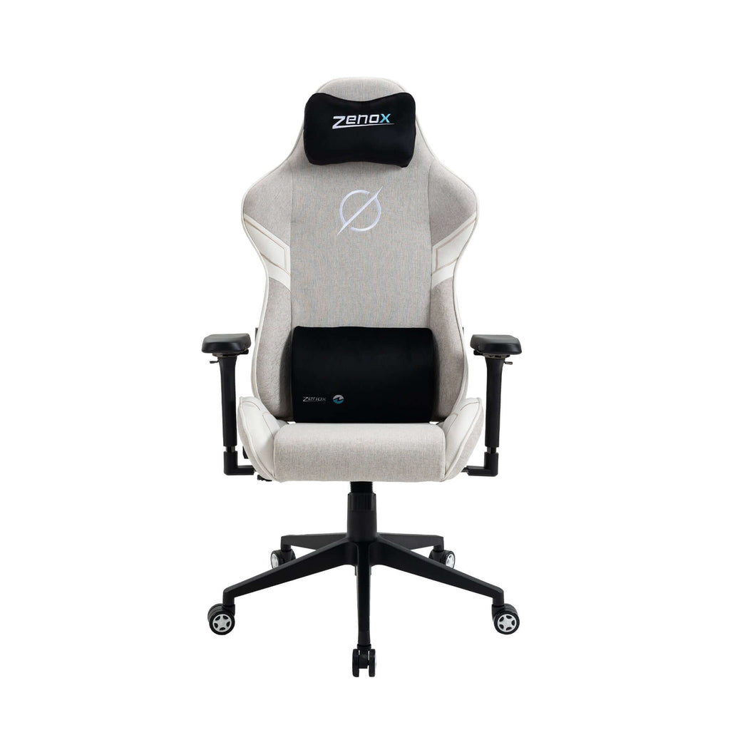 Saturn Mk-2 Gaming Chair (Fabric/Light Grey)