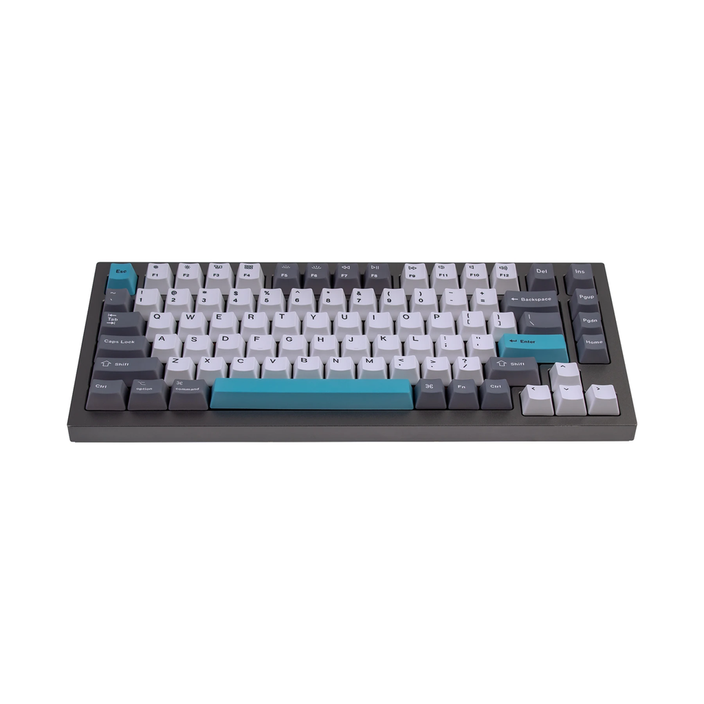 Keychron OEM Dye-Sub PBT 鍵帽套裝 - Grey White Blue (Q1/Q2/K2)