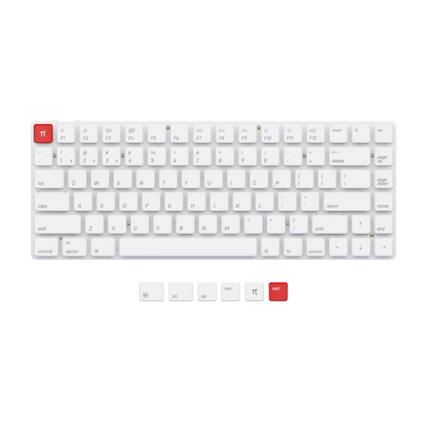 Keychron K3 V2 Non-Backlight Ultra-Slim Wireless Mechanical Keyboard (π Edition)