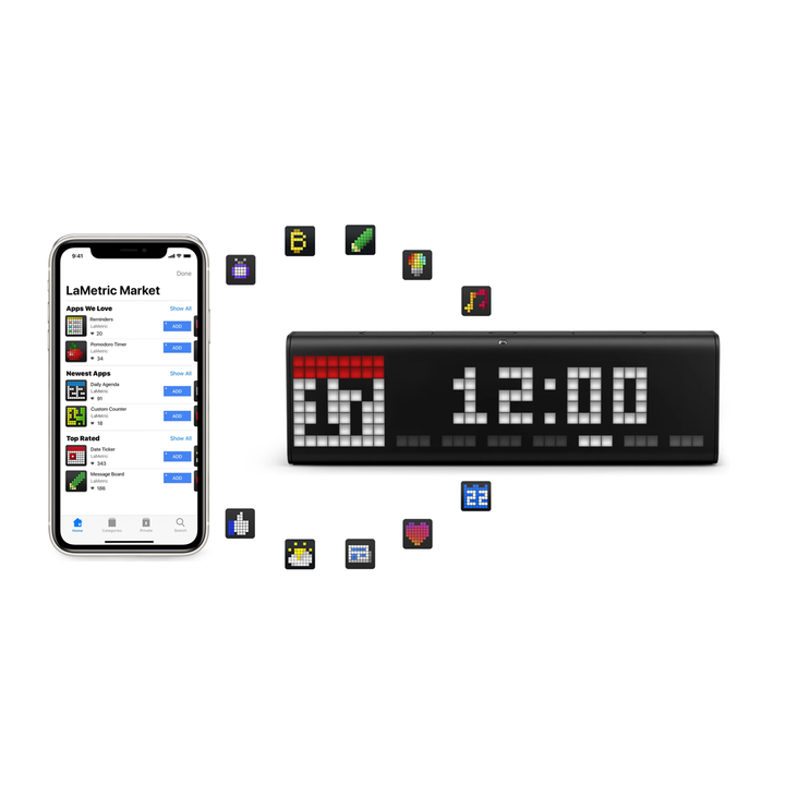 LaMetric TIME Clock for Smart Home - Zenox
