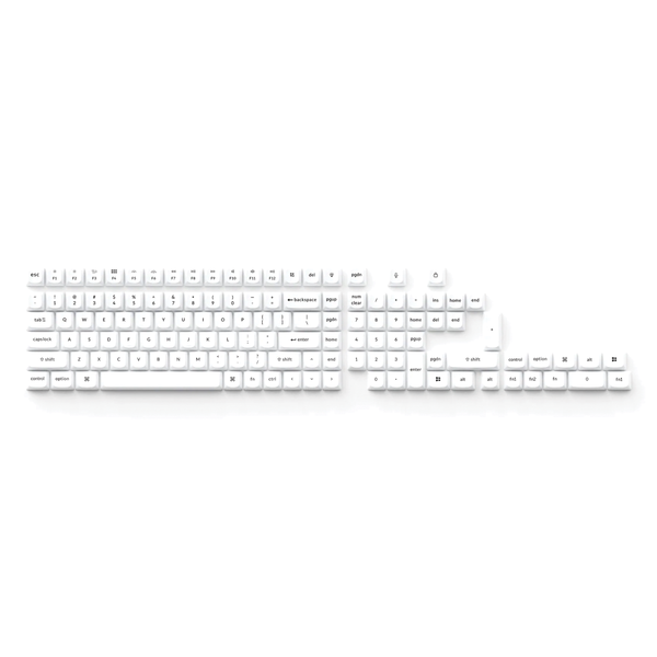 Keychron Double Shot PBT OSA Full Set Keycap Set - Shell White