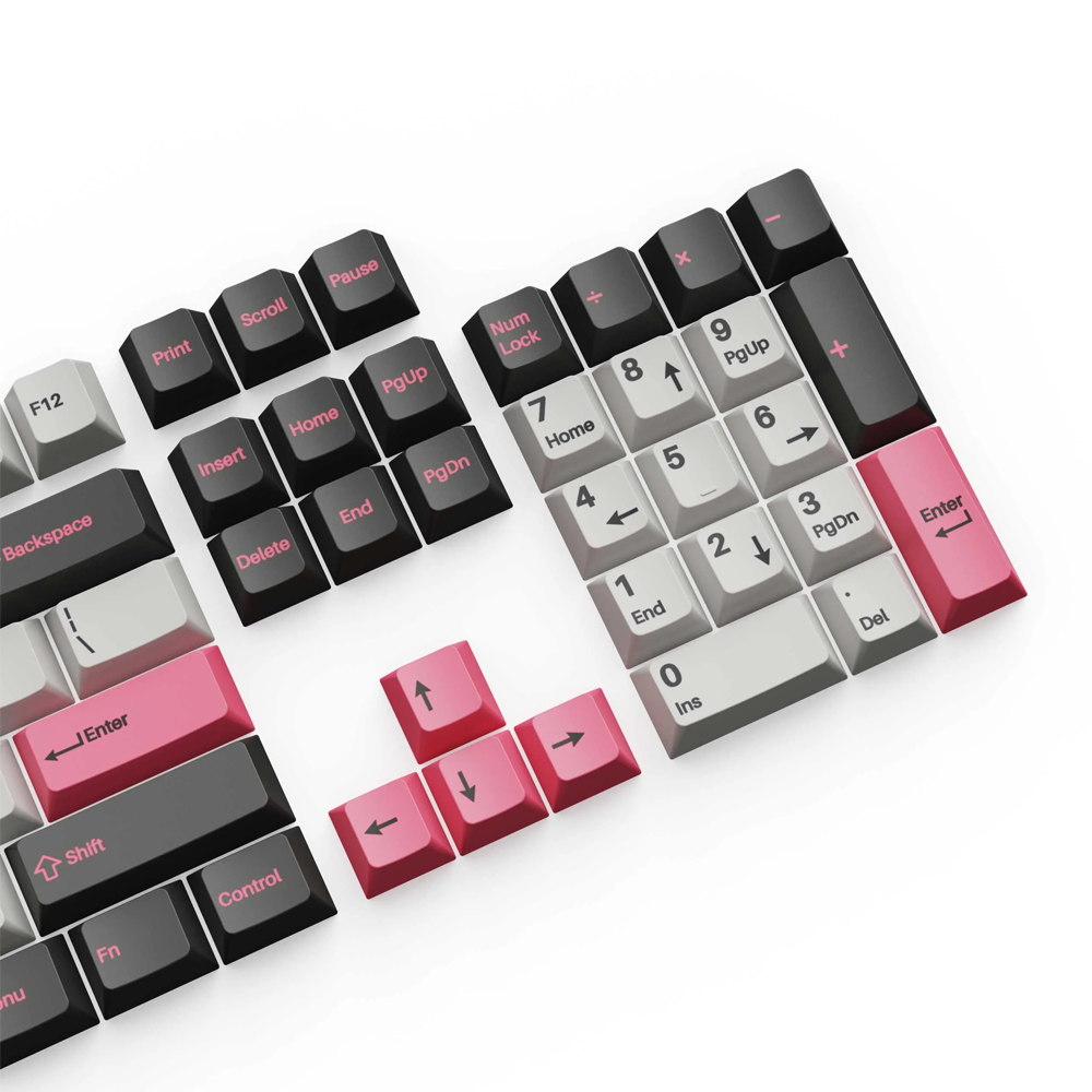 Keychron Cherry Profile Double Shot PBT 全鍵帽套裝 - Dolch Pink