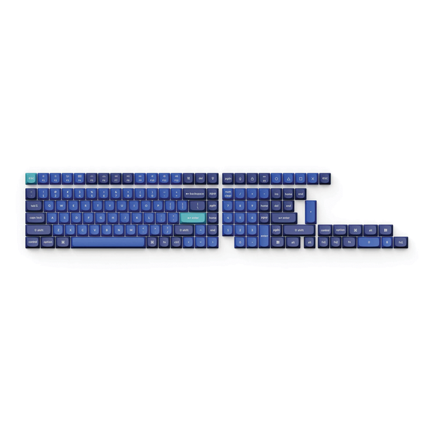 Keychron Double Shot PBT OSA Full Set Keycap Set(134 Keys) - Light and Dark Blue