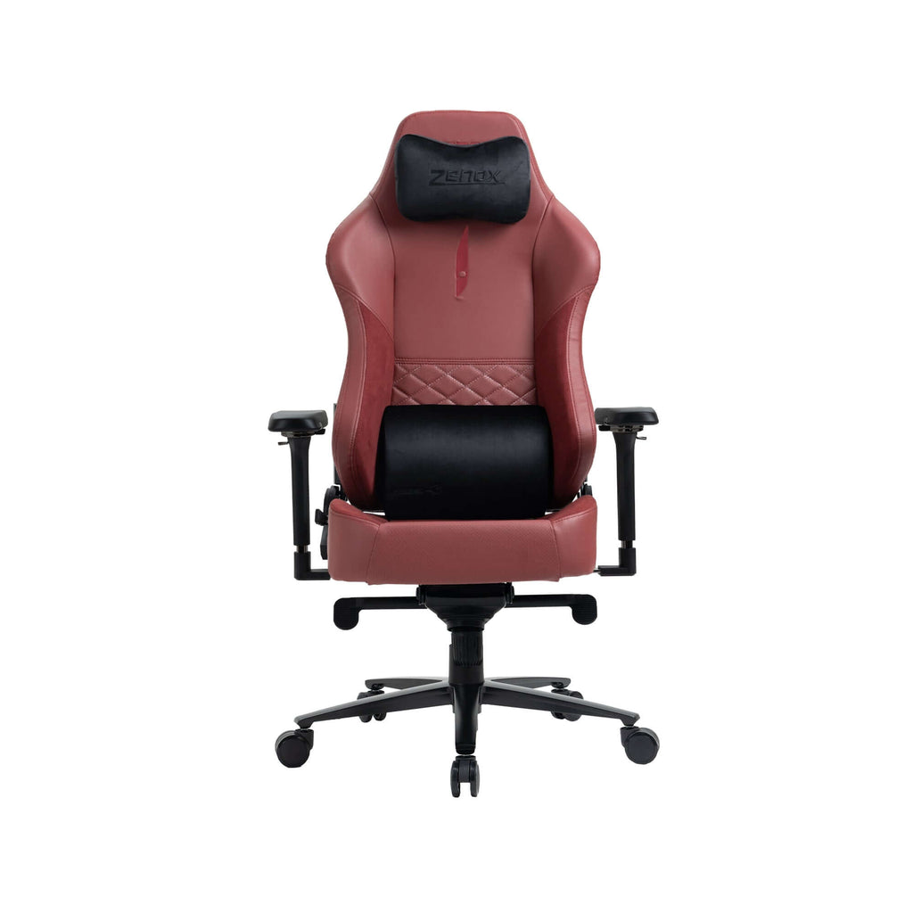 Zenox 幽靈 Mk-2 電競椅 (皮面/栗色)｜Spectre Mk-2 Gaming Chair (Leather/Maroon)