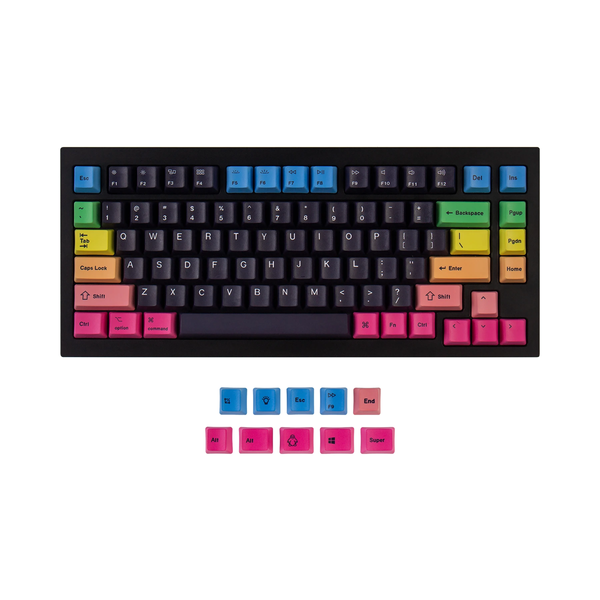 Keychron OEM Dye-Sub PBT Keycap Set - Rainbow (V1/V2/Q1/Q2/K2/K2 PRO)