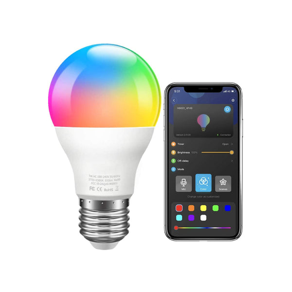 Govee H6001 Bluetooth LED Bulb - 7W / E27 (RGB)